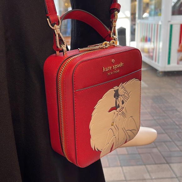 Kate Spade Disney X Kate Spade New York Vanity Cruella Crossbody Bag - Picture 9 of 16